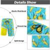 imageAPTRO 2 in 1 Mens Swim Trunks 9quot with Zipper Pockets Bathing Suit Builtin Board Shorts Swimwear Long ShortsSbanana