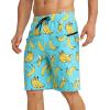 imageAPTRO 2 in 1 Mens Swim Trunks 9quot with Zipper Pockets Bathing Suit Builtin Board Shorts Swimwear Long ShortsSbanana