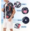 imageAPTRO Boys Hawaiian Shirt Tropical Beach Casual Summer Shirt with Pocket Short Sleeve 415 YearsFloralorange