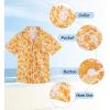 imageAPTRO Boys Hawaiian Shirt Tropical Beach Casual Summer Shirt with Pocket Short Sleeve 415 YearsKf02 Yellow Floral