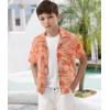 imageAPTRO Boys Hawaiian Shirt Tropical Beach Casual Summer Shirt with Pocket Short Sleeve 415 YearsKf05 Red Floral