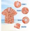 imageAPTRO Boys Hawaiian Shirt Tropical Beach Casual Summer Shirt with Pocket Short Sleeve 415 YearsKf05 Red Floral