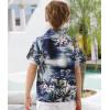 imageAPTRO Boys Hawaiian Shirt Tropical Beach Casual Summer Shirt with Pocket Short Sleeve 415 YearsKs02palm