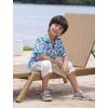 imageAPTRO Boys Hawaiian Shirt Tropical Beach Casual Summer Shirt with Pocket Short Sleeve 415 YearsKs21white Flower