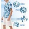 imageAPTRO Boys Hawaiian Shirt Tropical Beach Casual Summer Shirt with Pocket Short Sleeve 415 YearsKs21white Flower