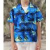 imageAPTRO Boys Hawaiian Shirt Tropical Beach Casual Summer Shirt with Pocket Short Sleeve 415 YearsKs26palm Blue