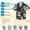 imageAPTRO Boys Hawaiian Shirt Tropical Beach Casual Summer Shirt with Pocket Short Sleeve 415 YearsKs27floral Black