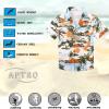imageAPTRO Boys Hawaiian Shirt Tropical Beach Casual Summer Shirt with Pocket Short Sleeve 415 YearsKs28palm Orange