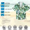 imageAPTRO Boys Hawaiian Shirt Tropical Beach Casual Summer Shirt with Pocket Short Sleeve 415 YearsKs29leaves Green