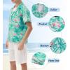imageAPTRO Boys Hawaiian Shirt Tropical Beach Casual Summer Shirt with Pocket Short Sleeve 415 YearsKs30flamingo Green