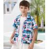 imageAPTRO Boys Hawaiian Shirt Tropical Beach Casual Summer Shirt with Pocket Short Sleeve 415 YearsPalm Tree