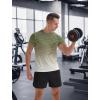 imageAPTRO Mens Athletic TShirts Quick Dry Running Workout Shirts Short Sleeve Activewear Crew Neck Gym Tee TopsArmy Green