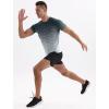 imageAPTRO Mens Athletic TShirts Quick Dry Running Workout Shirts Short Sleeve Activewear Crew Neck Gym Tee TopsBlack
