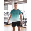 imageAPTRO Mens Athletic TShirts Quick Dry Running Workout Shirts Short Sleeve Activewear Crew Neck Gym Tee TopsDark Green