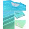 imageAPTRO Mens Athletic TShirts Quick Dry Running Workout Shirts Short Sleeve Activewear Crew Neck Gym Tee TopsLight Bluegreen