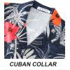 imageAPTRO Mens Hawaiian Shirt Short Sleeve Tropical Vacation Button Down Beach Floral Palm Shirts025 Floralorange
