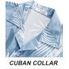 imageAPTRO Mens Hawaiian Shirt Short Sleeve Tropical Vacation Button Down Beach Floral Palm Shirts071monstera Grayishblue