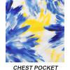 imageAPTRO Mens Hawaiian Shirt Short Sleeve Tropical Vacation Button Down Beach Floral Palm ShirtsBlueink Painting