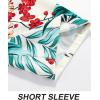 imageAPTRO Mens Hawaiian Shirt Short Sleeve Tropical Vacation Button Down Beach Floral Palm ShirtsFloralwhite
