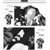 imageAPTRO Mens Hawaiian Shirt Short Sleeve Tropical Vacation Button Down Beach Floral Palm ShirtsHibiscus Black