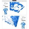 imageAPTRO Mens Hawaiian Shirt Short Sleeve Tropical Vacation Button Down Beach Floral Palm ShirtsHibiscus Blue
