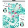 imageAPTRO Mens Hawaiian Shirt Short Sleeve Tropical Vacation Button Down Beach Floral Palm ShirtsHw023 Flamingogreen