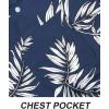 imageAPTRO Mens Hawaiian Shirt Short Sleeve Tropical Vacation Button Down Beach Floral Palm ShirtsHw024monstera Navy