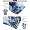 imageAPTRO Mens Hawaiian Shirt Short Sleeve Tropical Vacation Button Down Beach Floral Palm ShirtsI5 Palm066