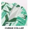 imageAPTRO Mens Hawaiian Shirt Short Sleeve Tropical Vacation Button Down Beach Floral Palm ShirtsK02 Green Stripe