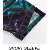 imageAPTRO Mens Hawaiian Shirt Short Sleeve Tropical Vacation Button Down Beach Floral Palm ShirtsK04 Black
