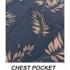 imageAPTRO Mens Hawaiian Shirt Short Sleeve Tropical Vacation Button Down Beach Floral Palm ShirtsMonstera Grey