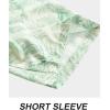 imageAPTRO Mens Hawaiian Shirt Short Sleeve Tropical Vacation Button Down Beach Floral Palm ShirtsMonsteral Cream Green