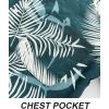 imageAPTRO Mens Hawaiian Shirt Short Sleeve Tropical Vacation Button Down Beach Floral Palm ShirtsMonsteram1 Green