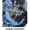 imageAPTRO Mens Hawaiian Shirt Short Sleeve Tropical Vacation Button Down Beach Floral Palm ShirtsMonsteram4 Blue