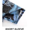 imageAPTRO Mens Hawaiian Shirt Short Sleeve Tropical Vacation Button Down Beach Floral Palm ShirtsMonsteram4 Blue