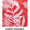 imageAPTRO Mens Hawaiian Shirt Short Sleeve Tropical Vacation Button Down Beach Floral Palm ShirtsMonsteram6 Red