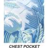 imageAPTRO Mens Hawaiian Shirt Short Sleeve Tropical Vacation Button Down Beach Floral Palm ShirtsPalm Blue 01