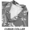 imageAPTRO Mens Hawaiian Shirt Short Sleeve Tropical Vacation Button Down Beach Floral Palm ShirtsS181 Palm Grey
