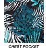 imageAPTRO Mens Hawaiian Shirt Short Sleeve Tropical Vacation Button Down Beach Floral Palm ShirtsS182 Monstera Green