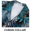 imageAPTRO Mens Hawaiian Shirt Short Sleeve Tropical Vacation Button Down Beach Floral Palm ShirtsS182 Monstera Green