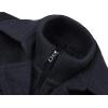 imageAPTRO Mens Pea Coat Wool Jacket Windbreaker Single Breasted Winter Coat11navy