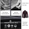 imageAPTRO Mens Pea Coat Wool Jacket Windbreaker Single Breasted Winter Coat11wine