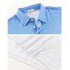 imageAPTRO Mens Polo Shirt Short Sleeve Performance Golf Shirts Moisture Wicking Dry Fit Casual QuickDry TShirt037 Gradient Blue
