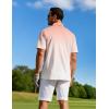 imageAPTRO Mens Polo Shirt Short Sleeve Performance Golf Shirts Moisture Wicking Dry Fit Casual QuickDry TShirt038 Orange
