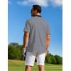 imageAPTRO Mens Polo Shirt Short Sleeve Performance Golf Shirts Moisture Wicking Dry Fit Casual QuickDry TShirt039 Dark Grey