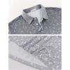imageAPTRO Mens Polo Shirt Short Sleeve Performance Golf Shirts Moisture Wicking Dry Fit Casual QuickDry TShirt040 Gradient Grey