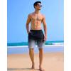 imageAPTRO Mens Swim Trunks 9 inch Bathing Suit Swim Board Shorts Quick Drying Beach Shorts with Zipper PocketsA01 Black