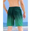 imageAPTRO Mens Swim Trunks 9 inch Bathing Suit Swim Board Shorts Quick Drying Beach Shorts with Zipper PocketsA02 Black Green