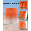 imageAPTRO Mens Swim Trunks 9 inch Bathing Suit Swim Board Shorts Quick Drying Beach Shorts with Zipper PocketsA06 Reddish Orange