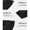 imageAPTRO Mens Swim Trunks with Compression Liner 5 Inch Bathing Suit Beach SwimsuitsG5black